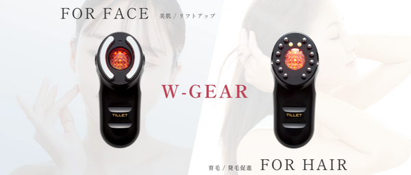 W-GEAR【１台で２役。プロ仕様の本格的な頭皮ケア・肌ケアを。】